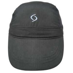 Moving Comfort Baseball Cap Black One Size Mesh Side Pocket Workout Running Hat